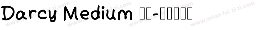 Darcy Medium 先生字体转换